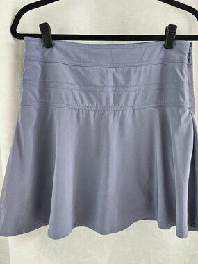 Athleta Skort Light Grey A-Line Activewear Tennis Golf Mini Skirt Size 6